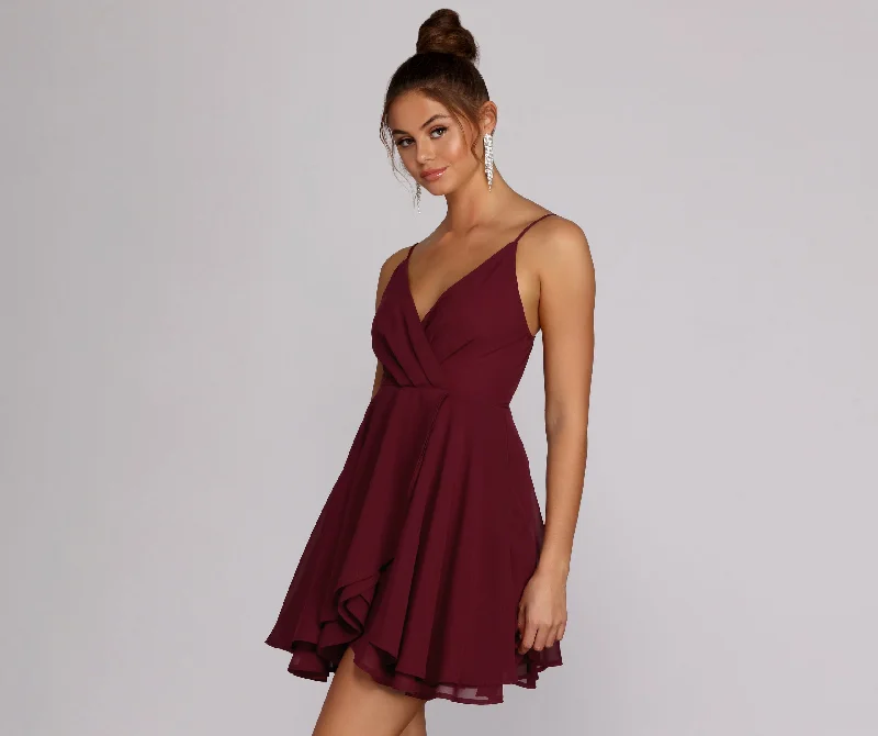 Great Deals Chiffon Flow Skater Dress