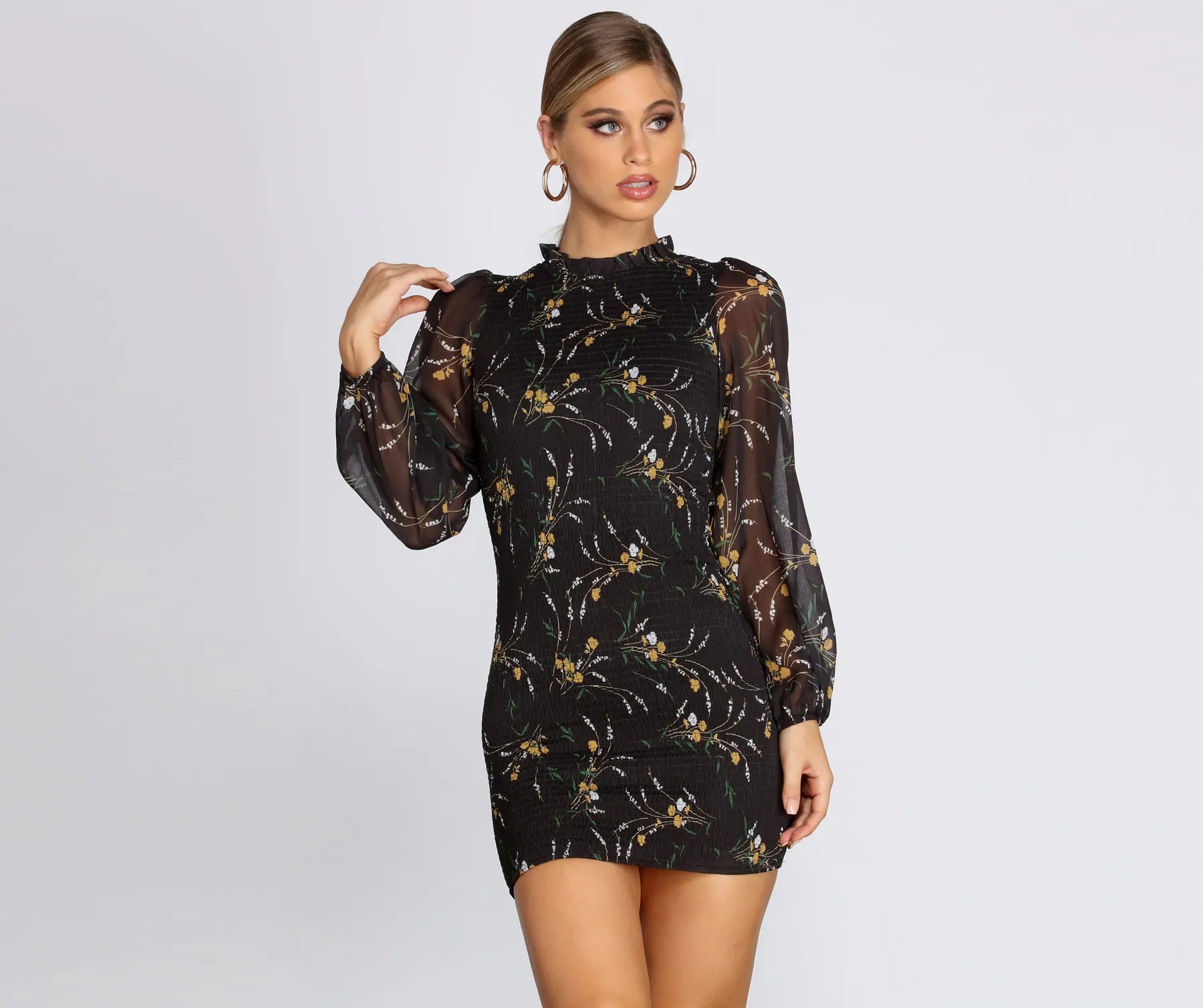 Unmissable Offer Daisy Days Smocked Mini Dress