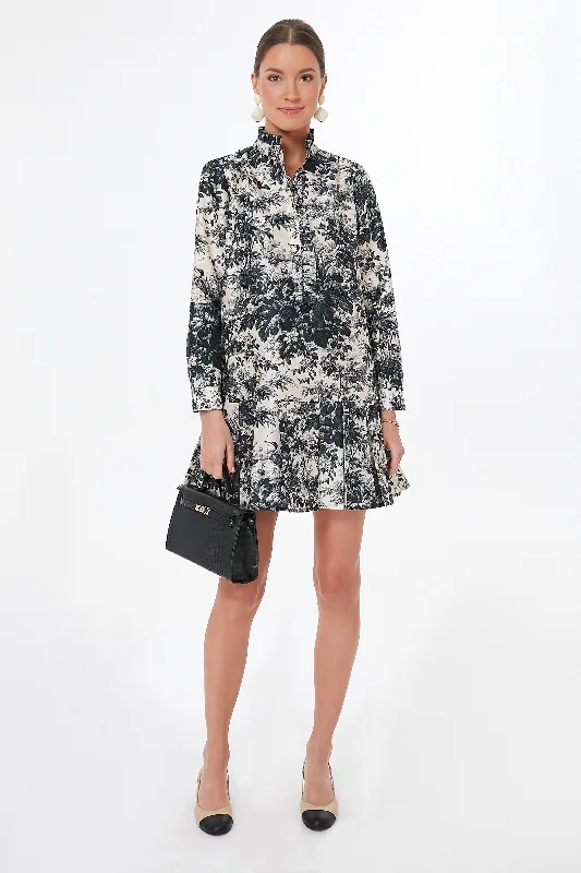 Major Savings Noir Cypress Toile Tate Dress