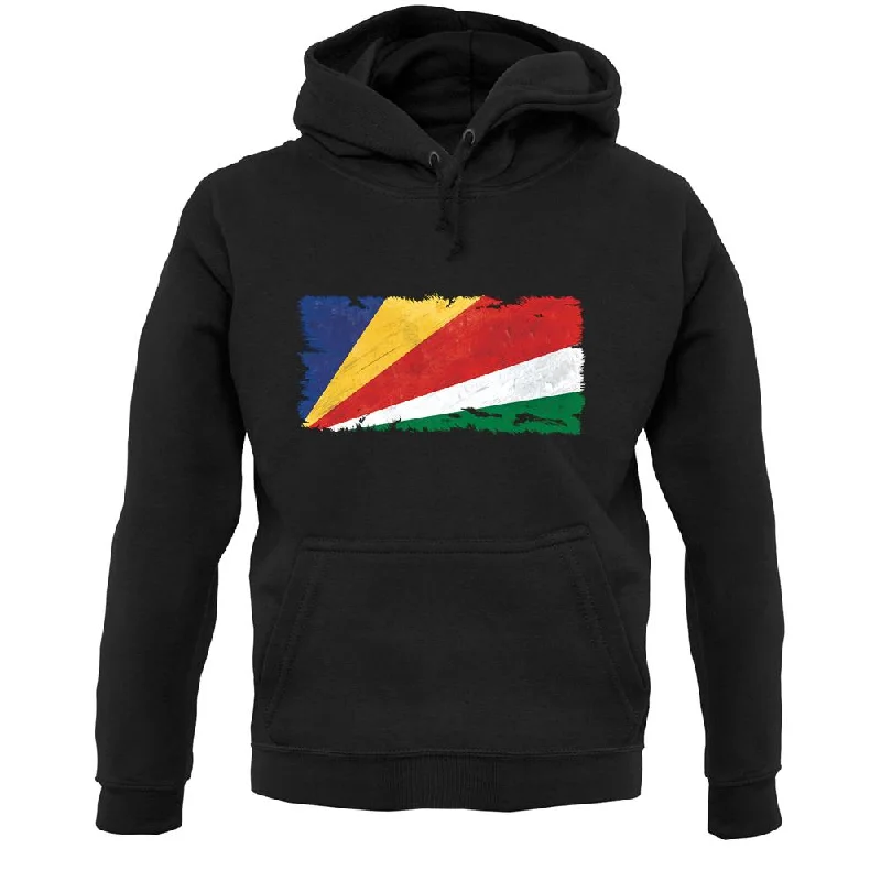 Reduced Prices Seychelles Grunge Style Flag Unisex Hoodie