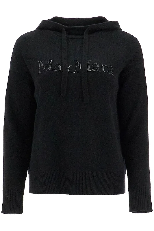 Incredible Offers "knitted Gorizia Sweatshirt With Rhin  - Black
