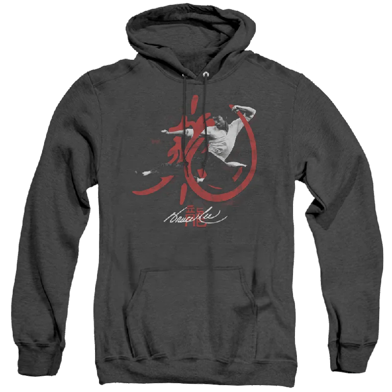 Best Bargains Bruce Lee High Flying - Heather Pullover Hoodie