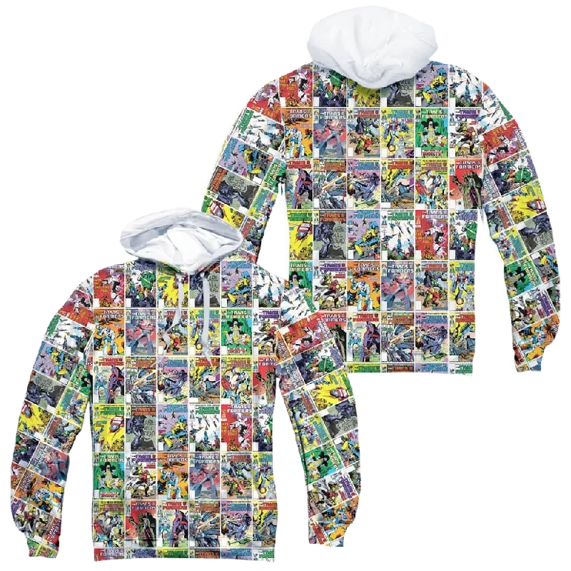 Act Now Transformers Cover Collage (Front/Back Print) - All-Over Print Pullover Hoodie