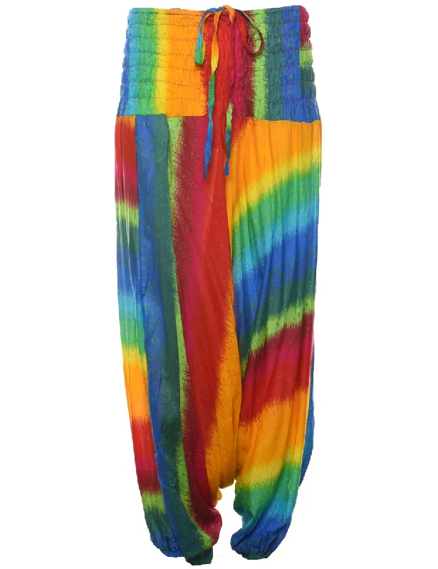 Exclusive Deal Tie-dye Effect Trousers - W22 L23