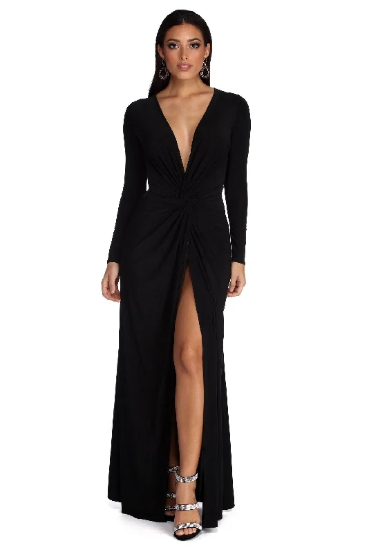 Today’s Deal Cameron Formal Twist Knot Dress