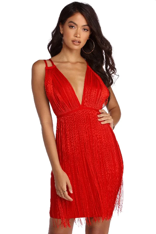Exclusive Online Offer Frances Dapper In Fringes Dress