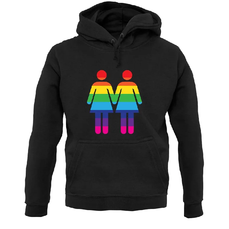 Closeout Lesbian Toilet Sign Unisex Hoodie