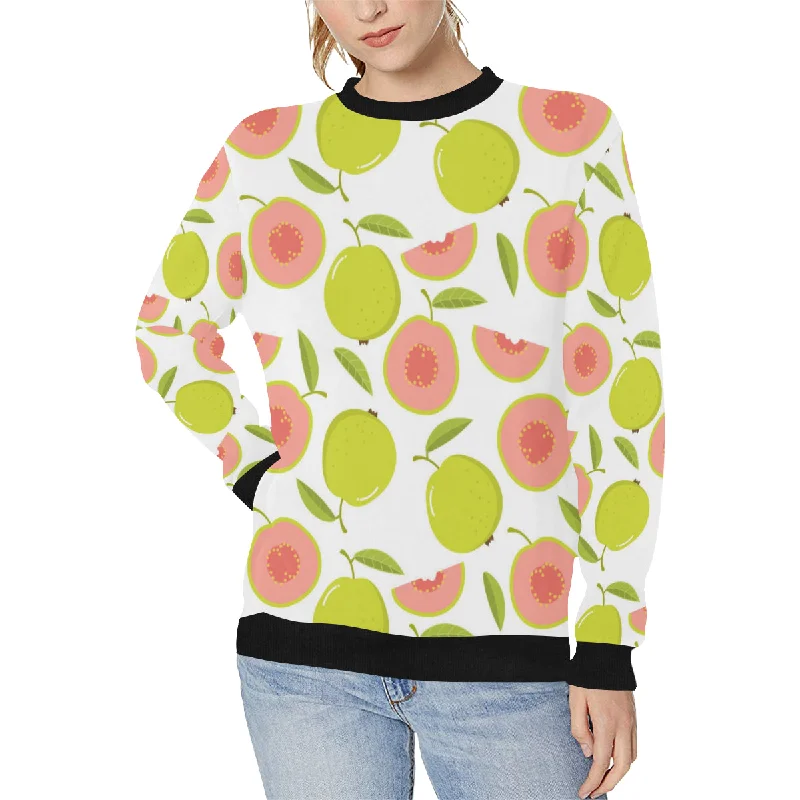 Limited Edition Guava pattern Women's Crew Neck Sweatshirt