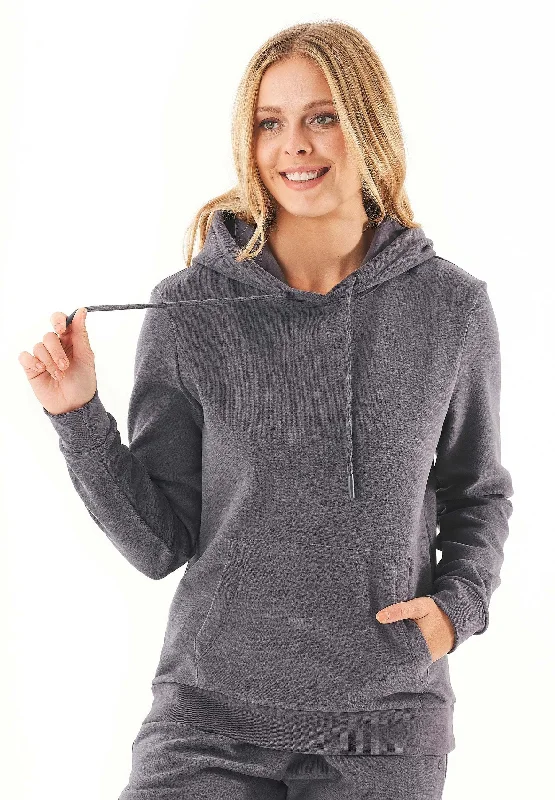 Exclusive Savings Haree Soft Touch Organic Cotton Hoodie Shadow