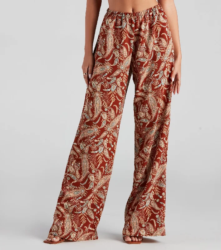 Limited Availability Palisades Paisley High Rise Pants