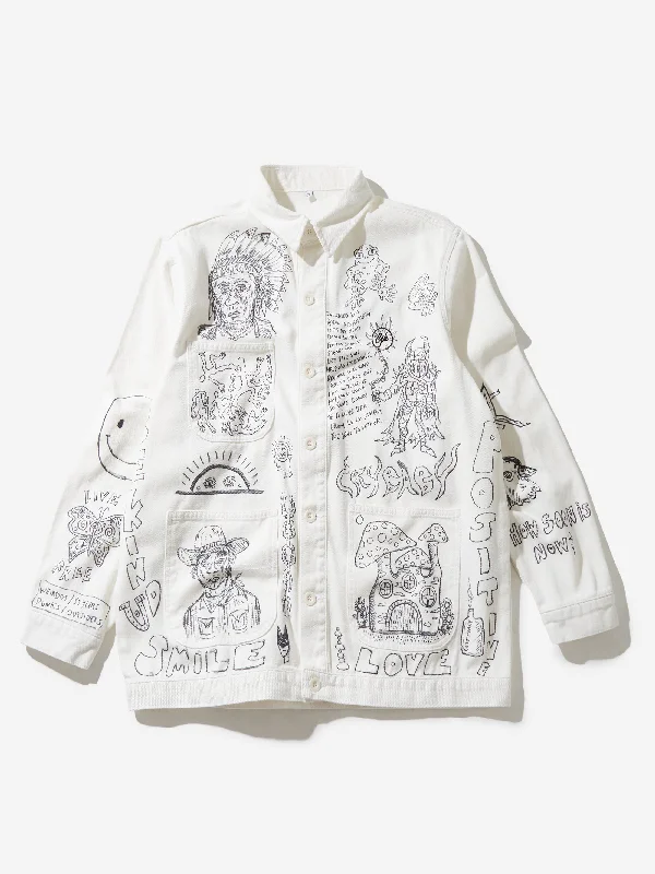 Lowest Prices Goodhood x Rebel Yuth Hand Customised Store Worker Jacket - X-Large No 1