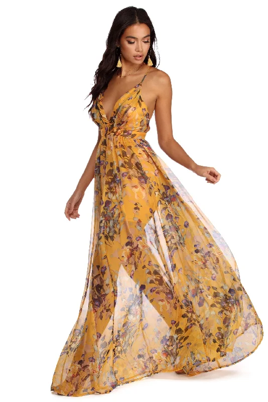 Can't Miss Leanna My Sunshine Floral Dress
