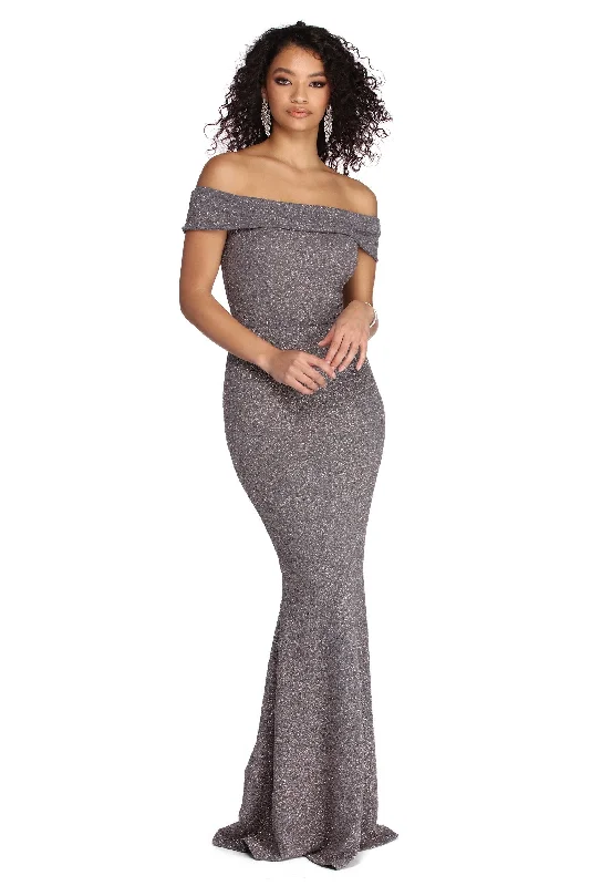 Early Bird Discount Brooklyn Formal Glitter Dress
