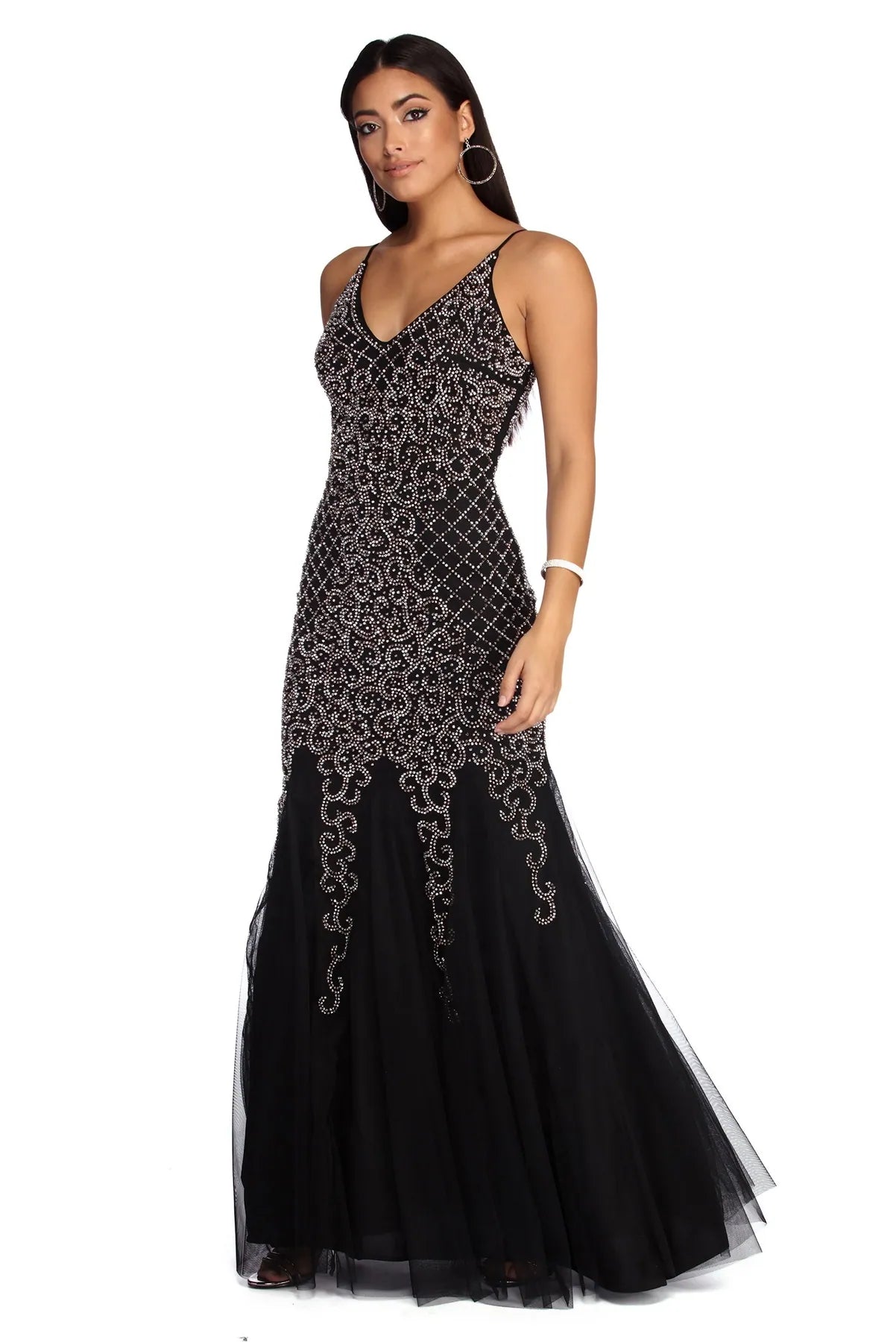 New Markdowns Colette Formal Beaded Sleeveless Dress