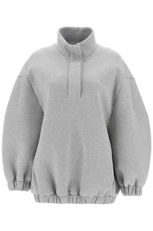Act Fast "oversized High-neck Sweat  - Grigio