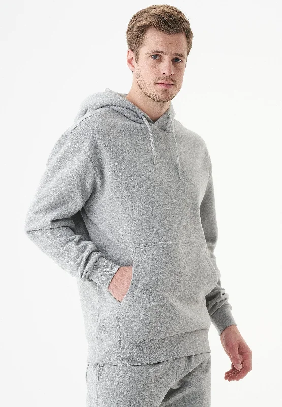 Bargain Prices Halki Unisex Soft Touch Organic Cotton Hoodie Grey Melange