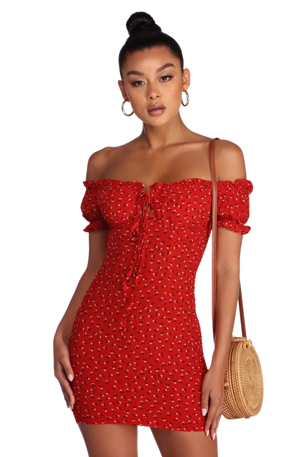 Major Savings Get Sprung On Florals Mini Dress