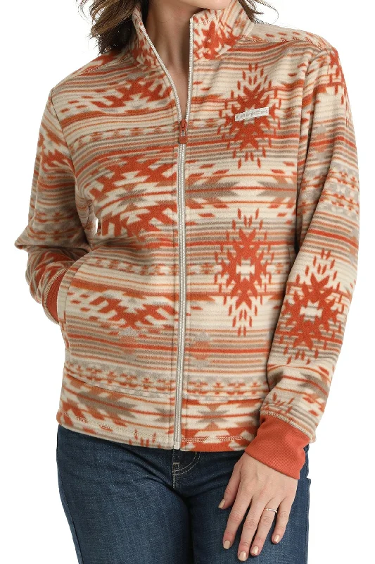 Extra Discounts Cinch Women’s Southwestern Print Fleece Jacket