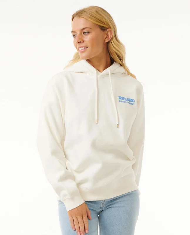 Surf Puff Heritage Hood - Bone/Bright Blue