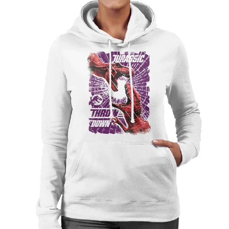 Deal of the Week Jurassic Park Throw Down Women's Hooded Sweatshirt