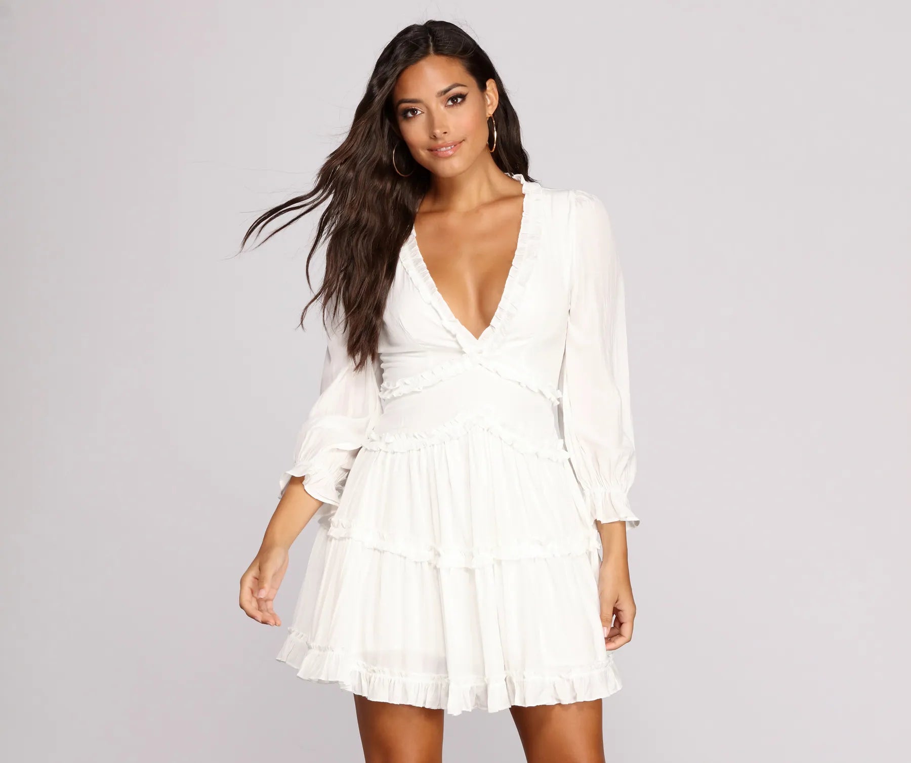 Overstock Sale Lovely Little Linen Skater Dress
