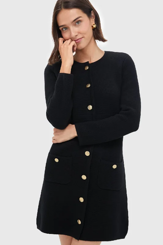 Price Drop Alert Black Stella Cardigan Dress