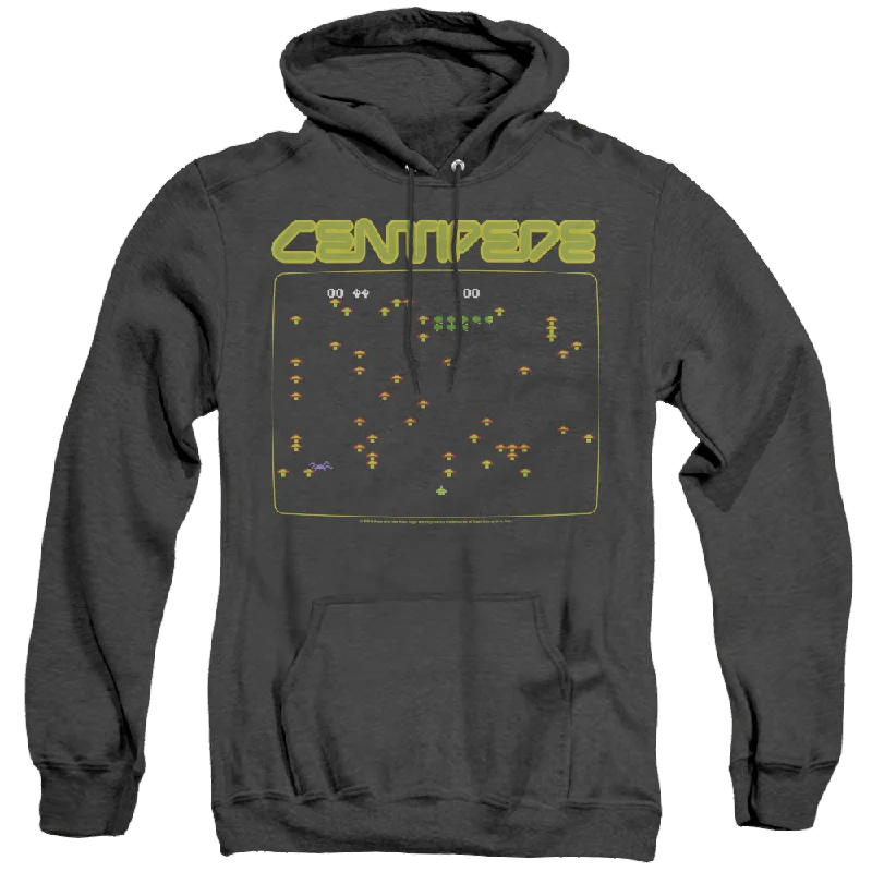 Deep Discounts Atari Centipede Screen - Heather Pullover Hoodie