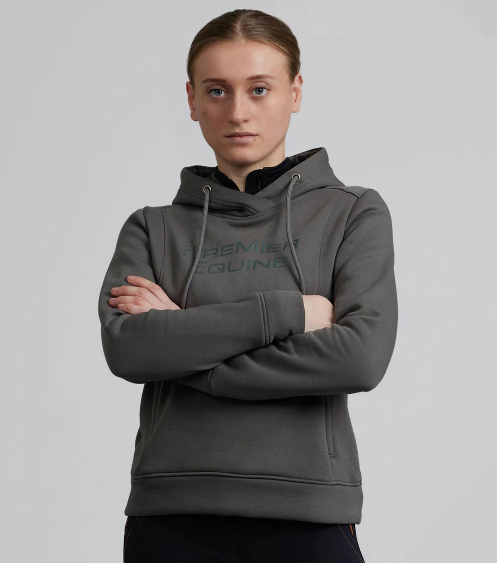 Huge Discounts Premier Equine Lucia Ladies Hoodie Grey