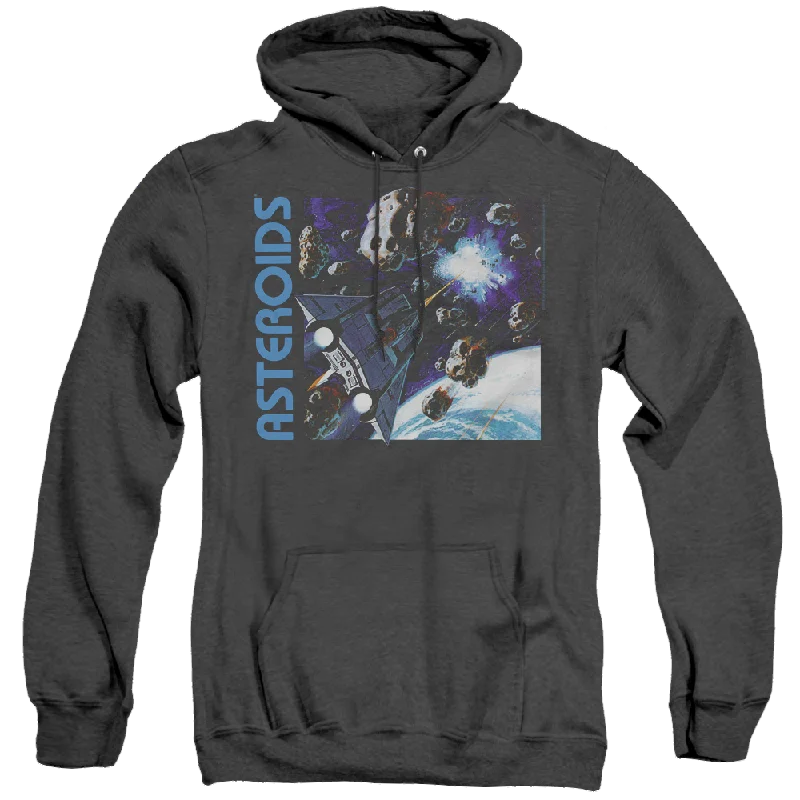 Don't Wait Atari 2600 Asteroids - Heather Pullover Hoodie