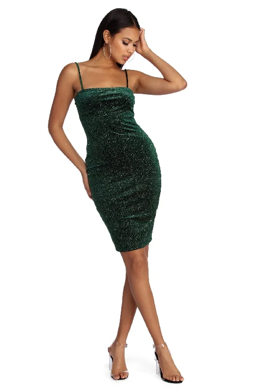 Major Savings Leading Lady Glitter Dress