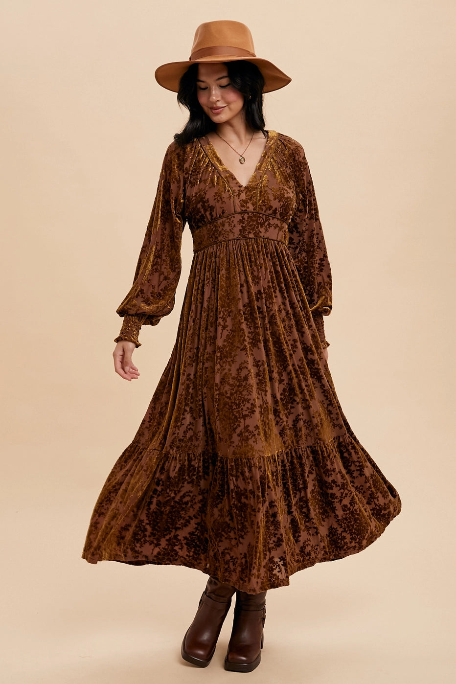 Special Savings Burnout Velvet Maxi