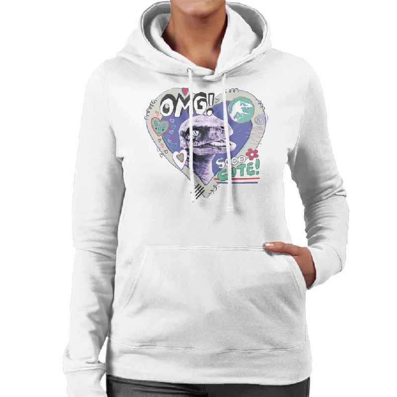 Major Savings Jurassic Park Blue Omg Sooo Cute Women's Hooded Sweatshirt