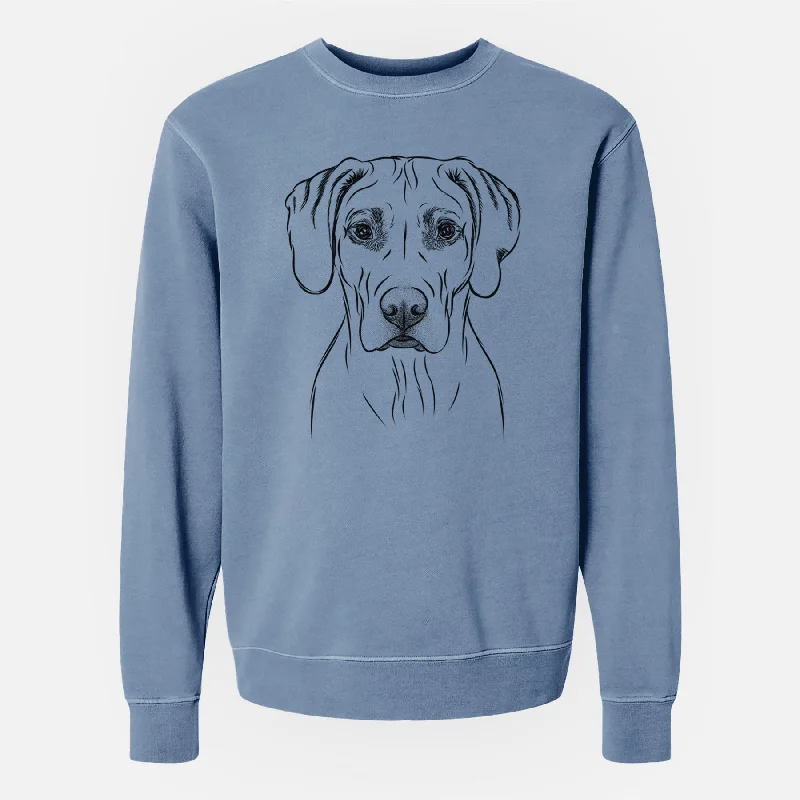 Today's Special Bare Reid the Rhodesian Ridgeback - Unisex Pigment Dyed Crew Sweatshirt