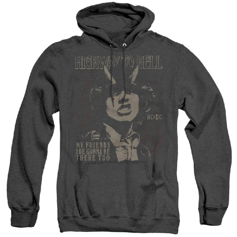 Take Advantage Acdc My Friends - Heather Pullover Hoodie