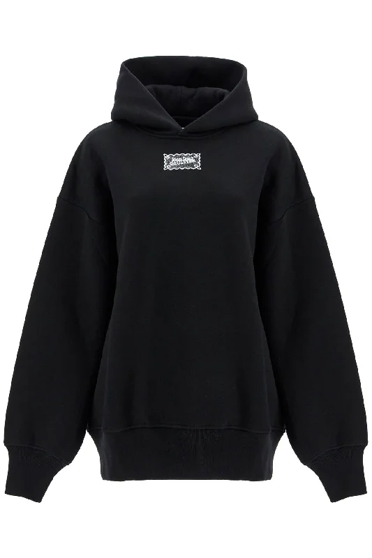 Buy More, Save More Oversized Hoodie With Hood  - Black