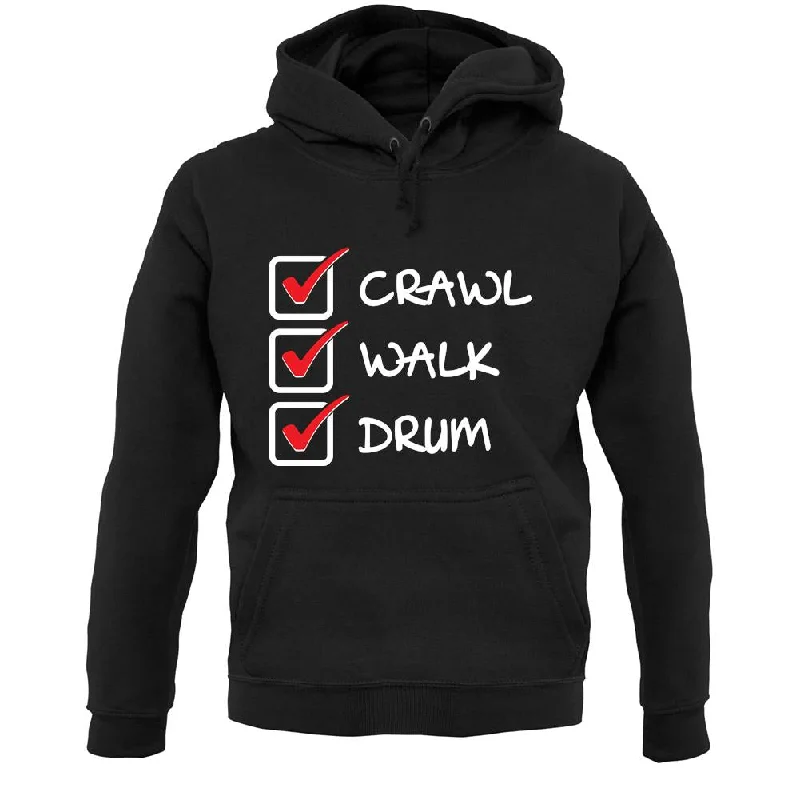 Special Discount Crawl Walk Drum Unisex Hoodie
