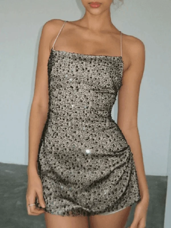 Must-Have Deals Sequin Bodycon Slip Mini Dress