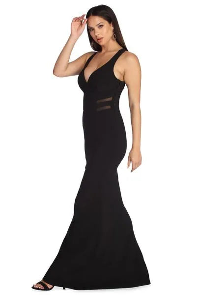 Closeout Aliyah Formal Sleeveless Bandage Dress