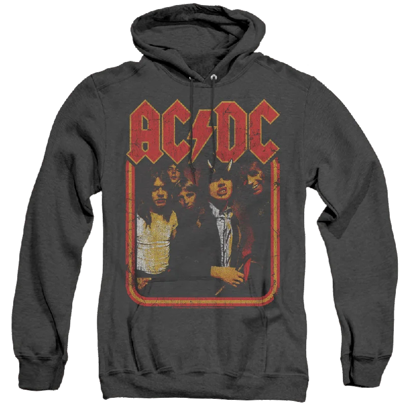 Time-Limited Offer Acdc Group Distressed - Heather Pullover Hoodie