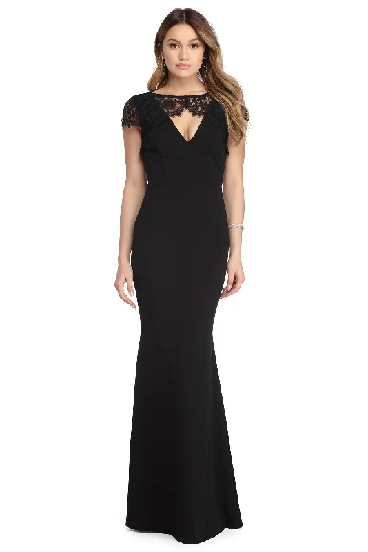 Price Cut Samantha Illusion Lace Dress