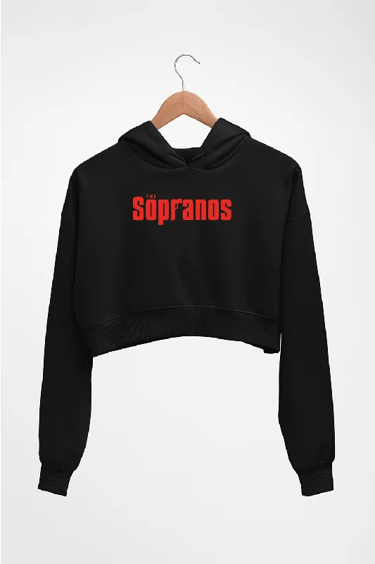 Discount Mania The Sopranos Crop HOODIE FOR WOMEN