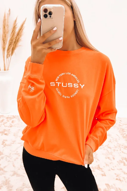 Final Clearance City Circle Rugby Crew Peach