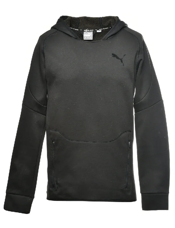 Shop and Save Puma Black Hooded Sweatshirt - S
