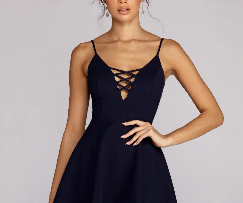 Midnight Madness Totally Twirl-Worthy Skater Dress