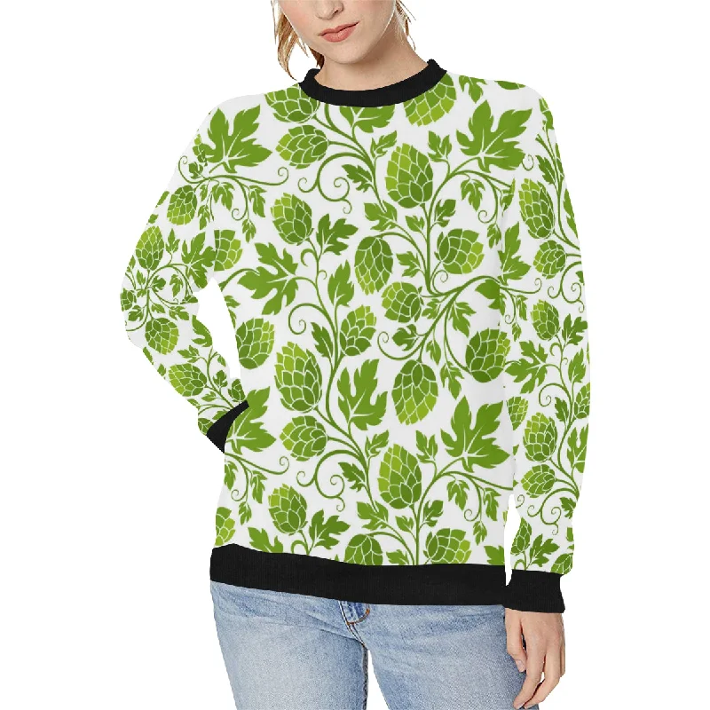 Great Bargains Hop design pattern Women's Crew Neck Sweatshirt