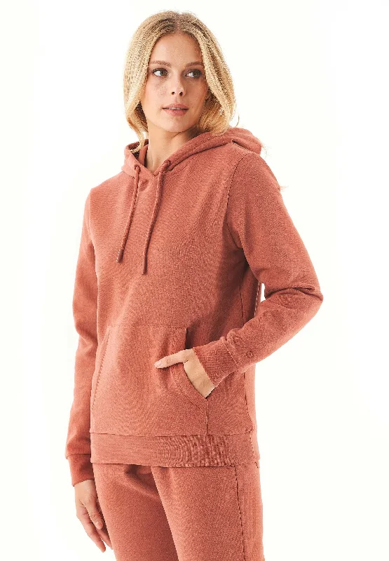 Early Access Haree Soft Touch Organic Cotton Hoodie Cinnamon