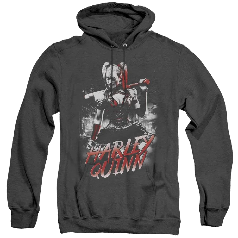 Midnight Madness Harley Quinn Quinn City - Heather Pullover Hoodie
