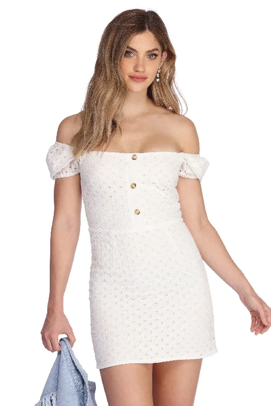 Price Rollback All Eyes On You Mini Dress