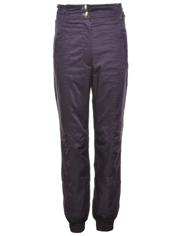 Take Advantage Purple High-Waist Ski Trousers - W28 L31