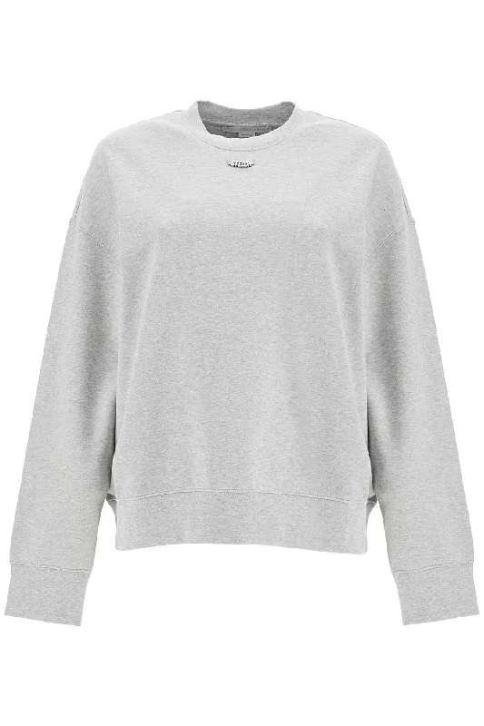 'oversized Sweatshirt With  - Grey